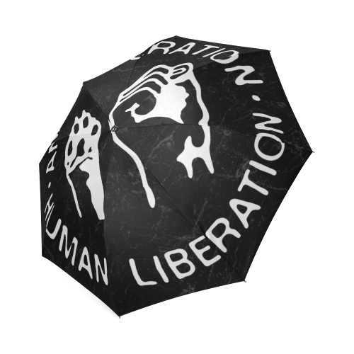 Animal Liberation, Human Liberation Foldable Umbrella (Model U01)
