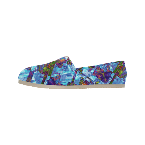 thedistractionofanabstractmind Women's Classic Canvas Slip-On (Model 1206)