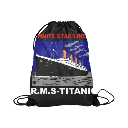 TITANIC- Large Drawstring Bag Model 1604 (Twin Sides)  16.5"(W) * 19.3"(H)