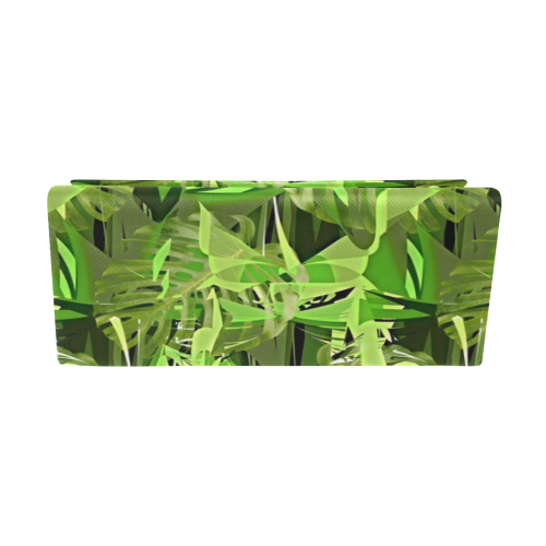Tropical Jungle Leaves Camouflage Custom Foldable Glasses Case