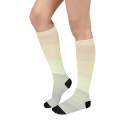 Like a Candy Sweet Pastels Pattern Over-The-Calf Socks