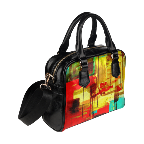Acrylic Abstract Shoulder Handbag (Model 1634)