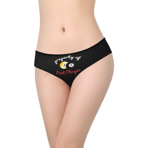 property of pool player Women's Hipster Panties (Model L33)