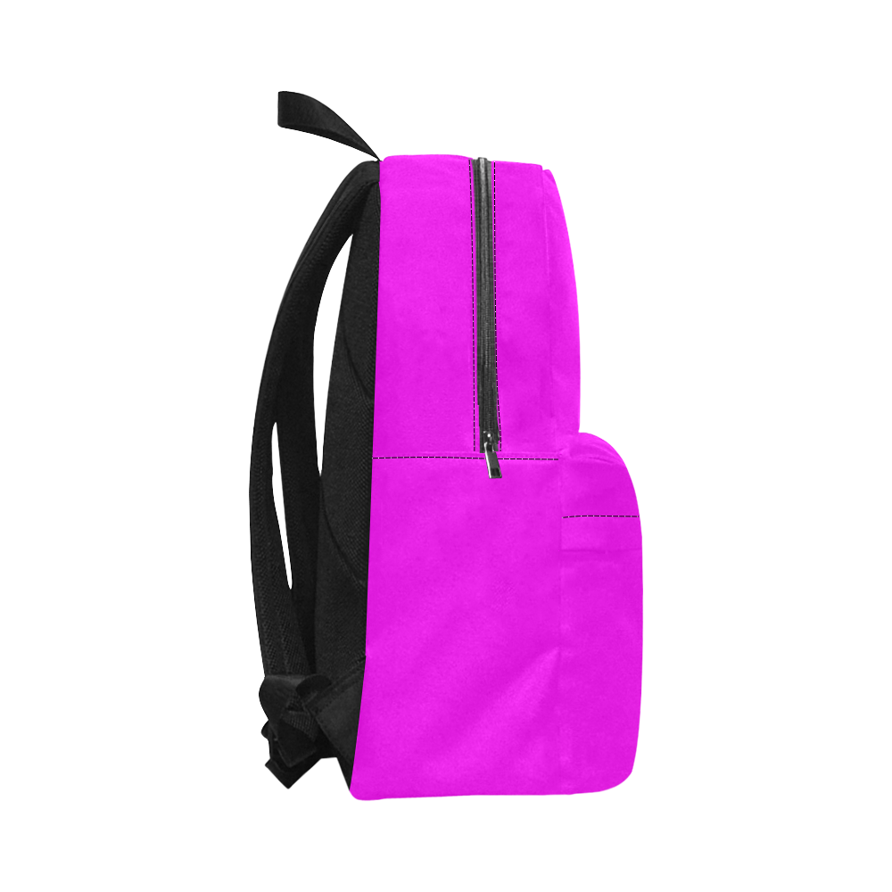 color fuchsia / magenta Unisex Classic Backpack (Model 1673)