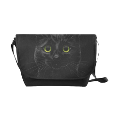 Black Cat New Messenger Bag (Model 1667)
