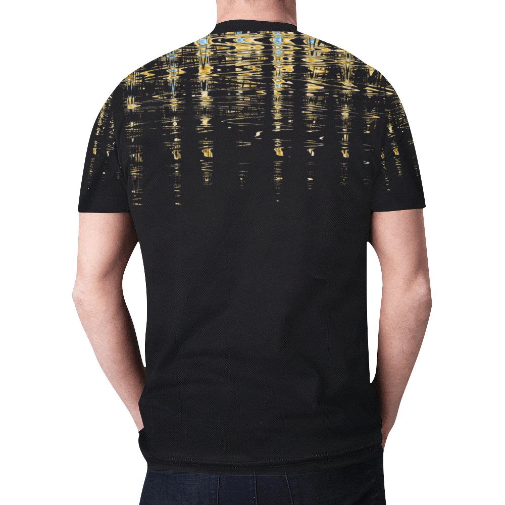 Water_Fall New All Over Print T-shirt for Men (Model T45)