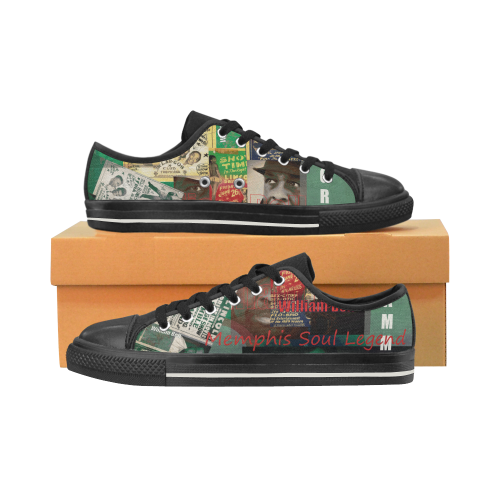 William Bell Collage 1 Women's Classic Canvas Shoes (Model 018)