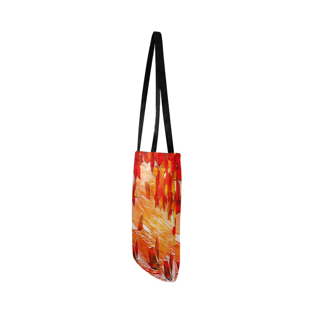 Red Leaves Reusable Shopping Bag Model 1660 (Two sides)