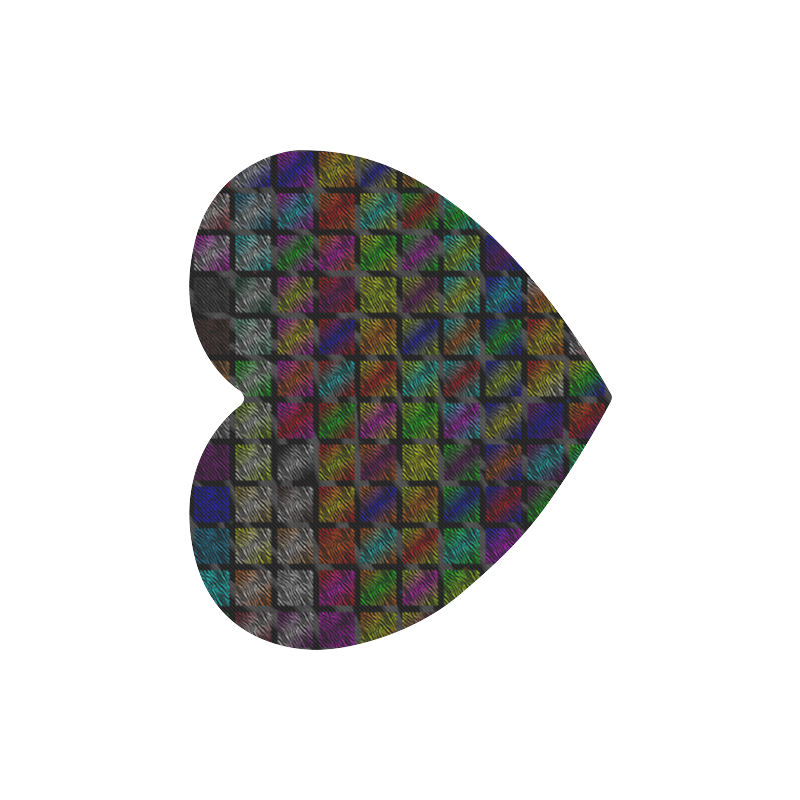 Ripped SpaceTime Stripes Collection Heart-shaped Mousepad