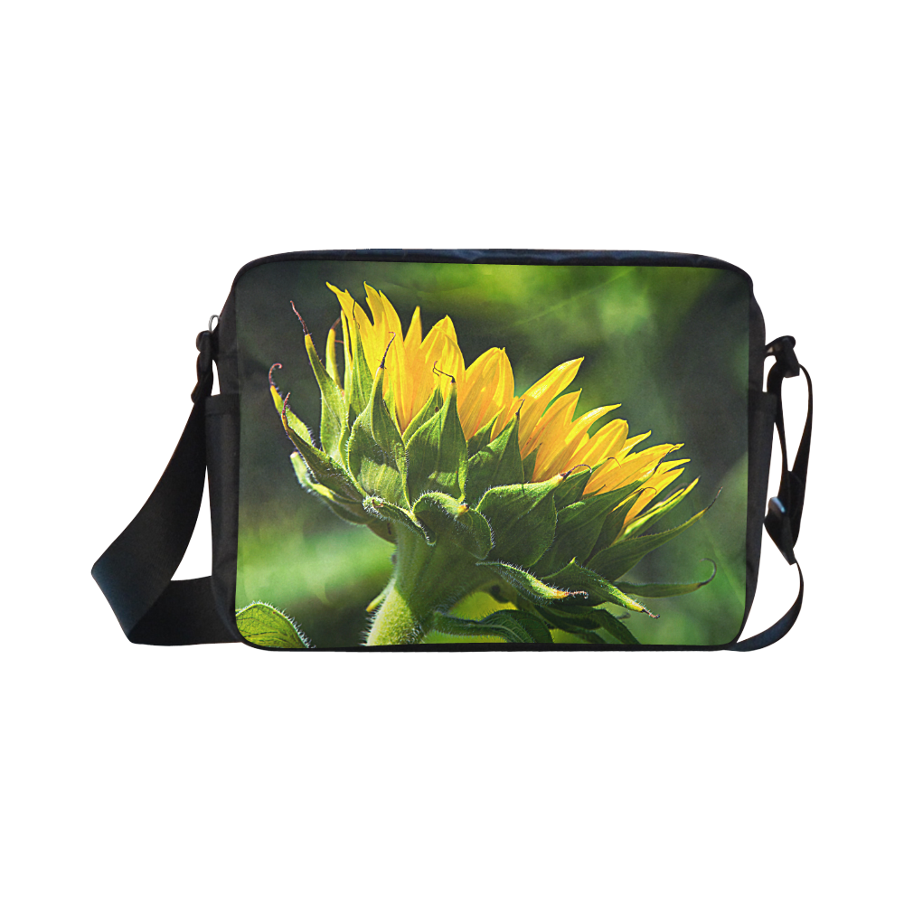 Sunflower New Beginnings Classic Cross-body Nylon Bags (Model 1632)