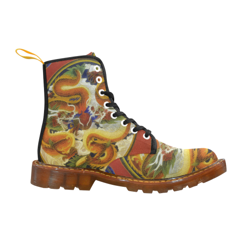 Chinese Dragons Martin Boots For Men Model 1203H