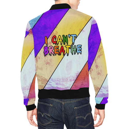 I can't breathe by Nico Bielow All Over Print Bomber Jacket for Men (Model H19)
