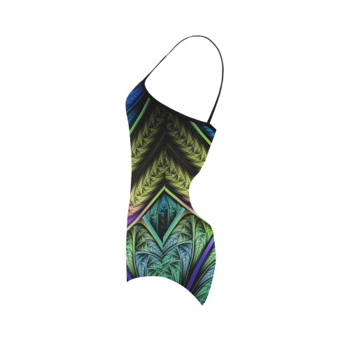 Classical Fractal Strap Swimsuit ( Model S05)