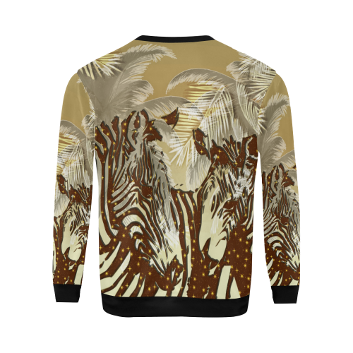 African night All Over Print Crewneck Sweatshirt for Men (Model H18)