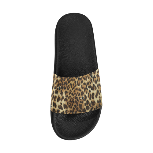 Buzz Leopard Men's Slide Sandals (Model 057)