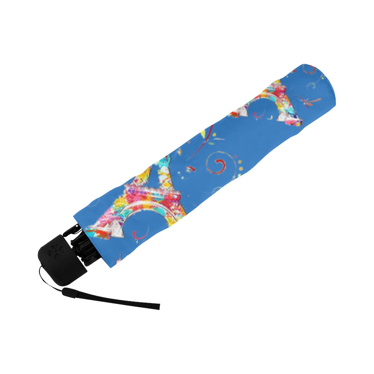 Paris Lights Anti-UV Foldable Umbrella (Underside Printing) (U07)