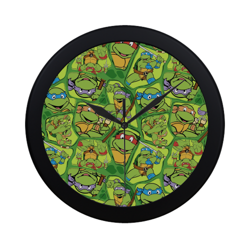 Teenage Mutant Ninja Turtles (TMNT) Circular Plastic Wall clock