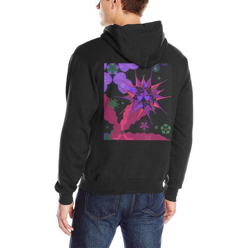 Abstract #9 2020 Men's Classic Hoodie (Model H17)