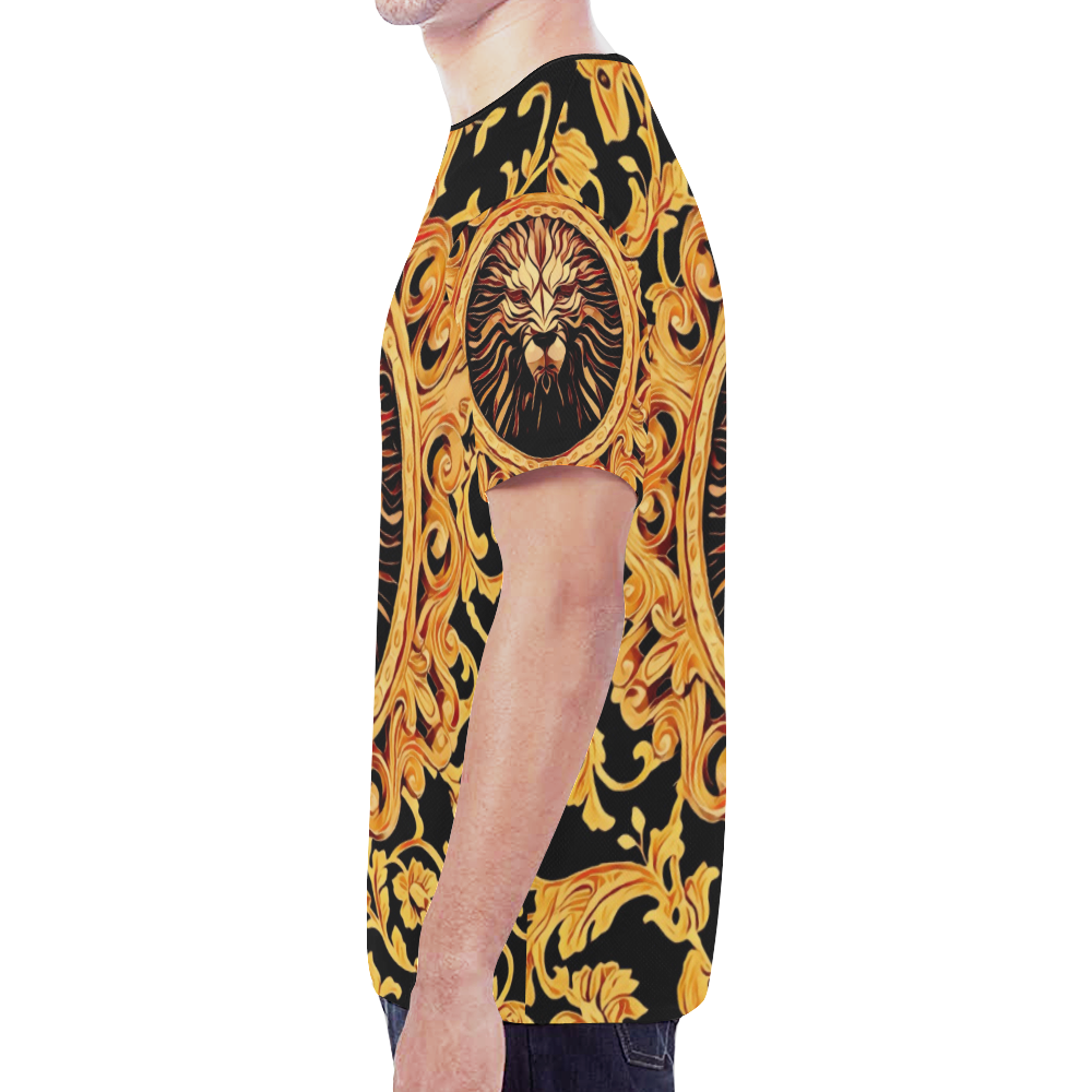Lion Royalty New All Over Print T-shirt for Men (Model T45)