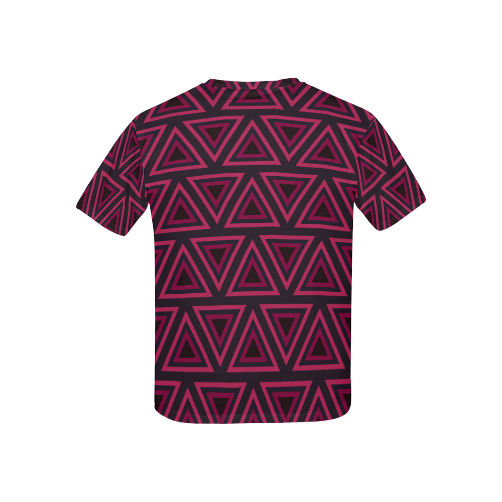 Tribal Ethnic Triangles Kids' All Over Print T-shirt (USA Size) (Model T40)