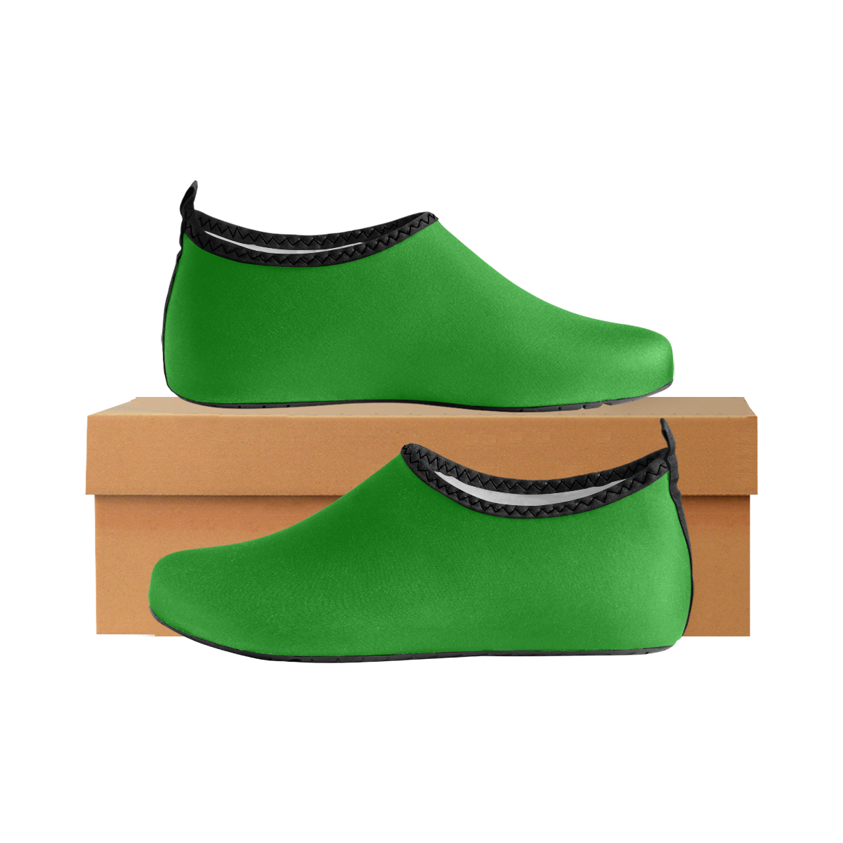 color green Kids' Slip-On Water Shoes (Model 056)