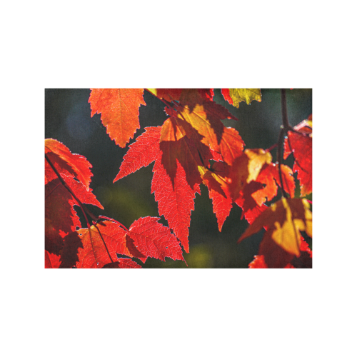 Red Leaf 3 Placemat 12’’ x 18’’ (Set of 2)