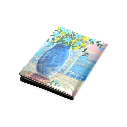 seascape flower ocean shell summer art painting by agnes laczo Custom NoteBook A5