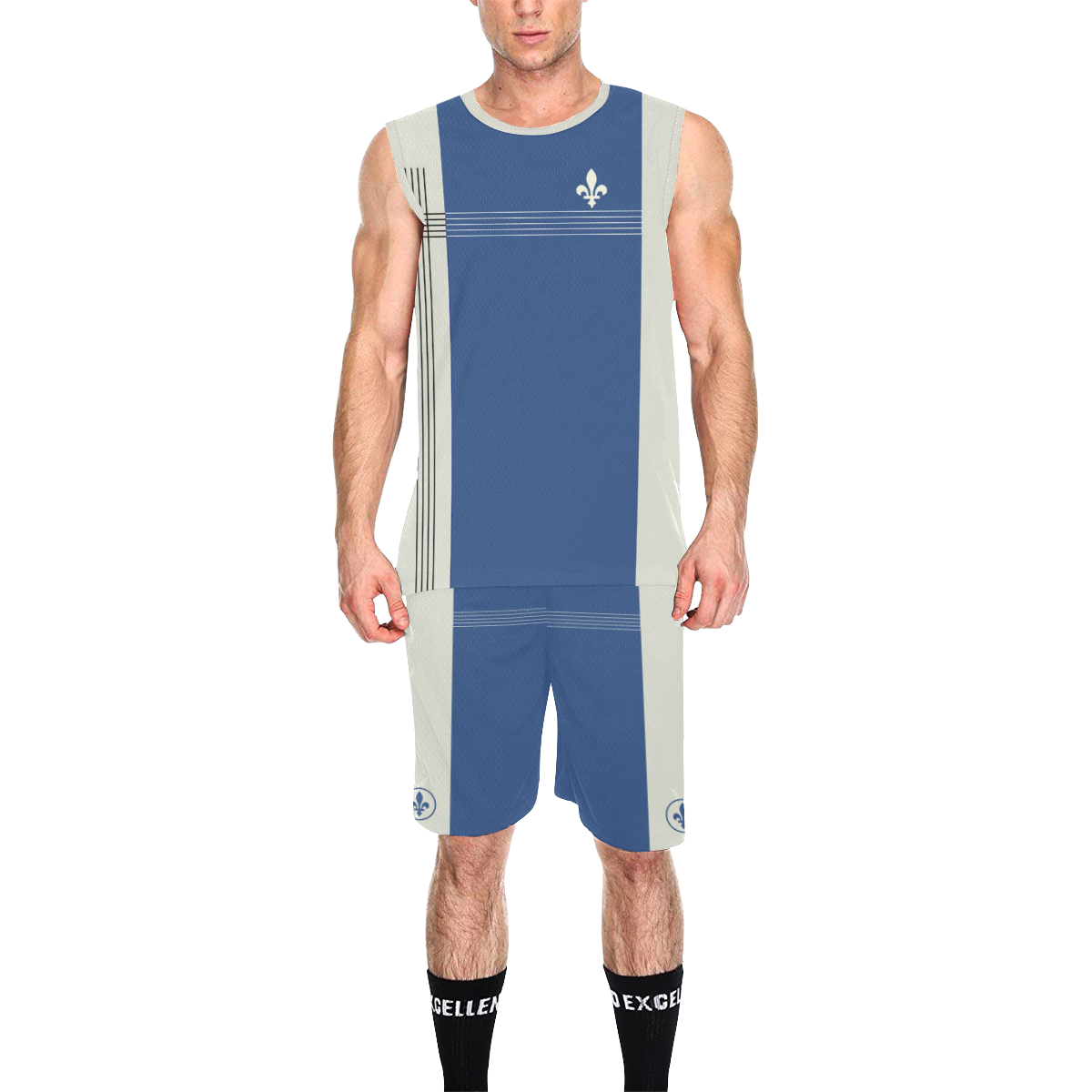 QUEBEC SPORT All Over Print Basketball Uniform