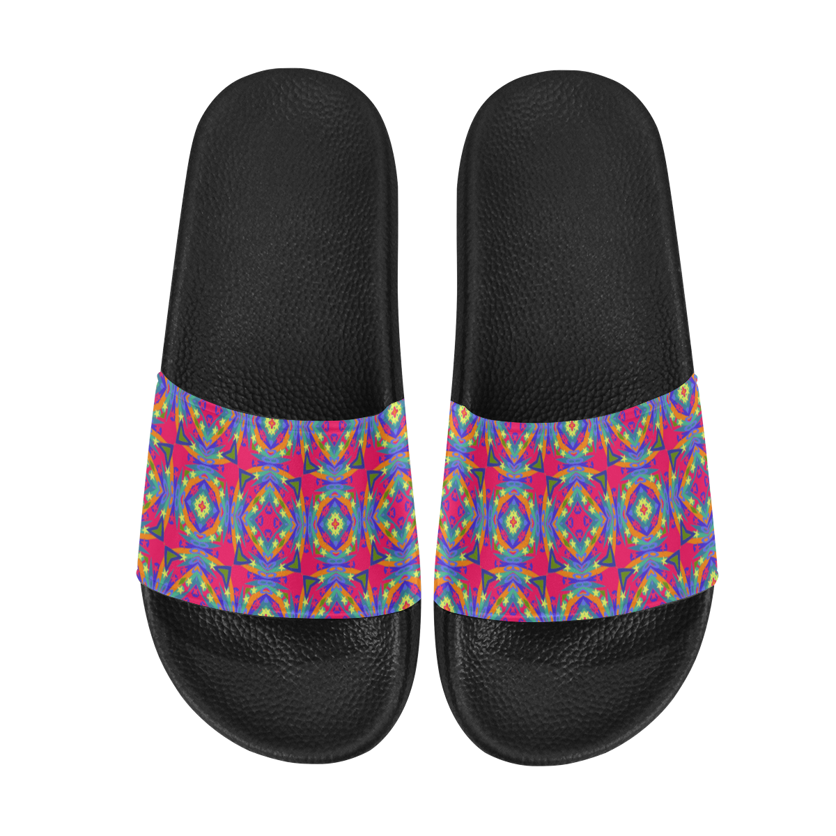 fab aztec Women's Slide Sandals (Model 057)