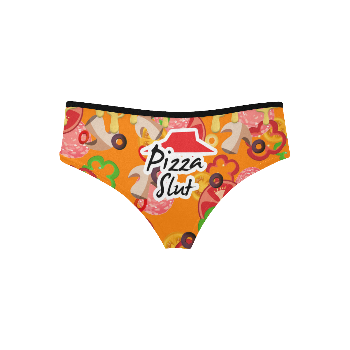 Pizza Slut Hipster Panties Women's Hipster Panties (Model L33)