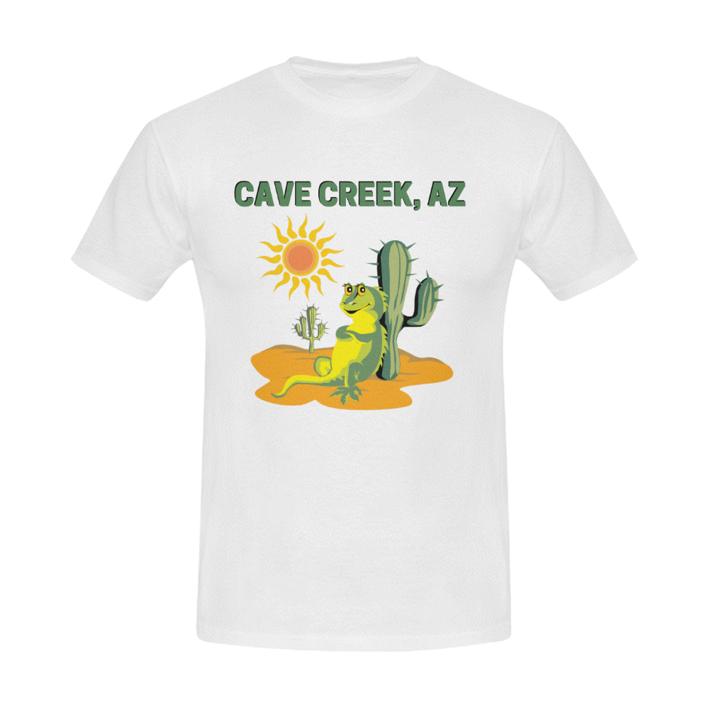 Cave Creek, Arizona Men's T-Shirt in USA Size (Front Printing Only)