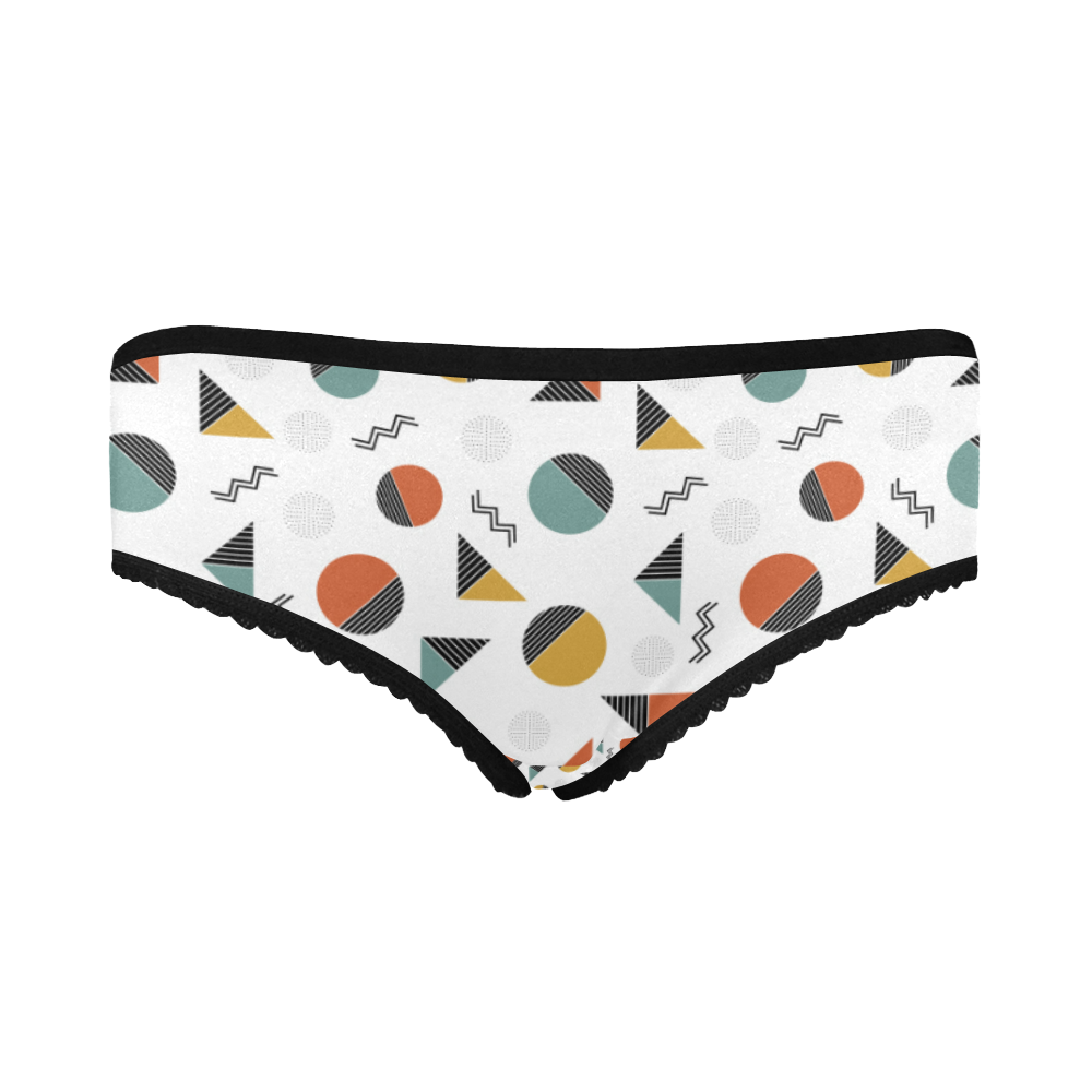 Geo Cutting Shapes Women's All Over Print Classic Briefs (Model L13)