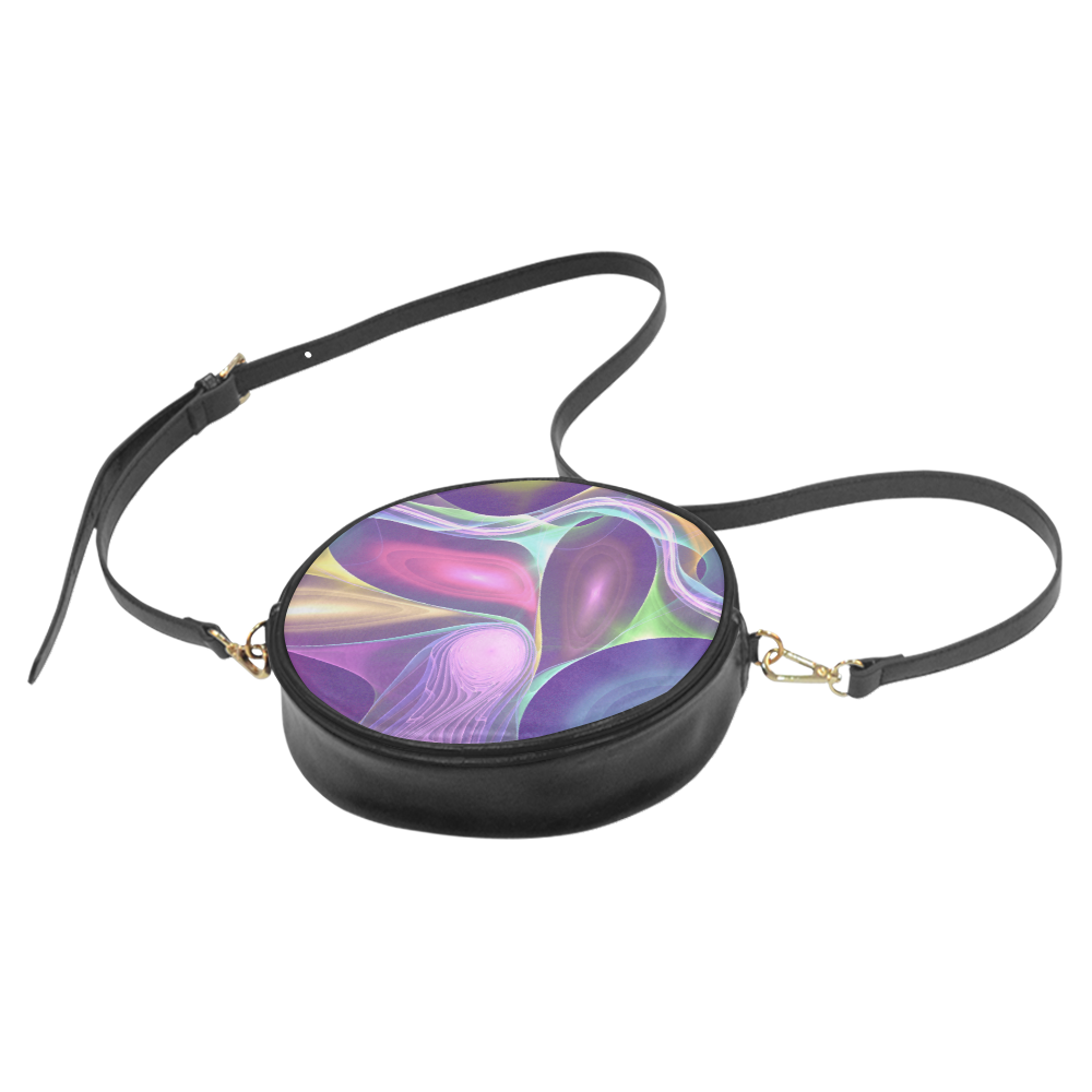 COLORFUL CONFUSION Round Sling Bag (Model 1647)