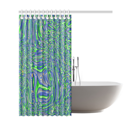 70s chic 2 Shower Curtain 69"x72"
