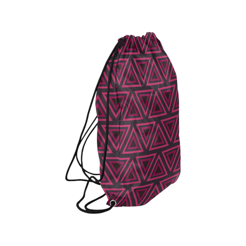 Tribal Ethnic Triangles Small Drawstring Bag Model 1604 (Twin Sides) 11"(W) * 17.7"(H)