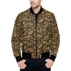 Edel by Artdream All Over Print Quilted Bomber Jacket for Men (Model H33)