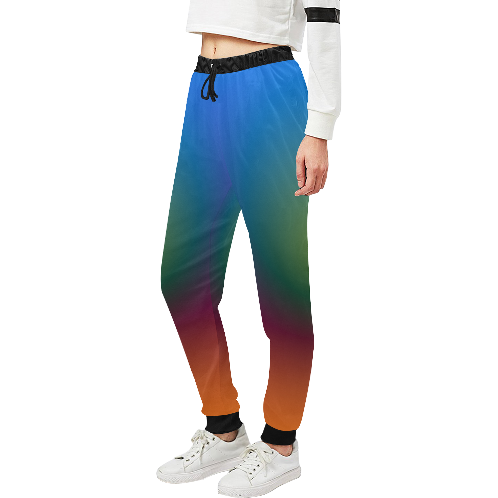 Big Rich Spectrum by Aleta Unisex All Over Print Sweatpants (Model L11)