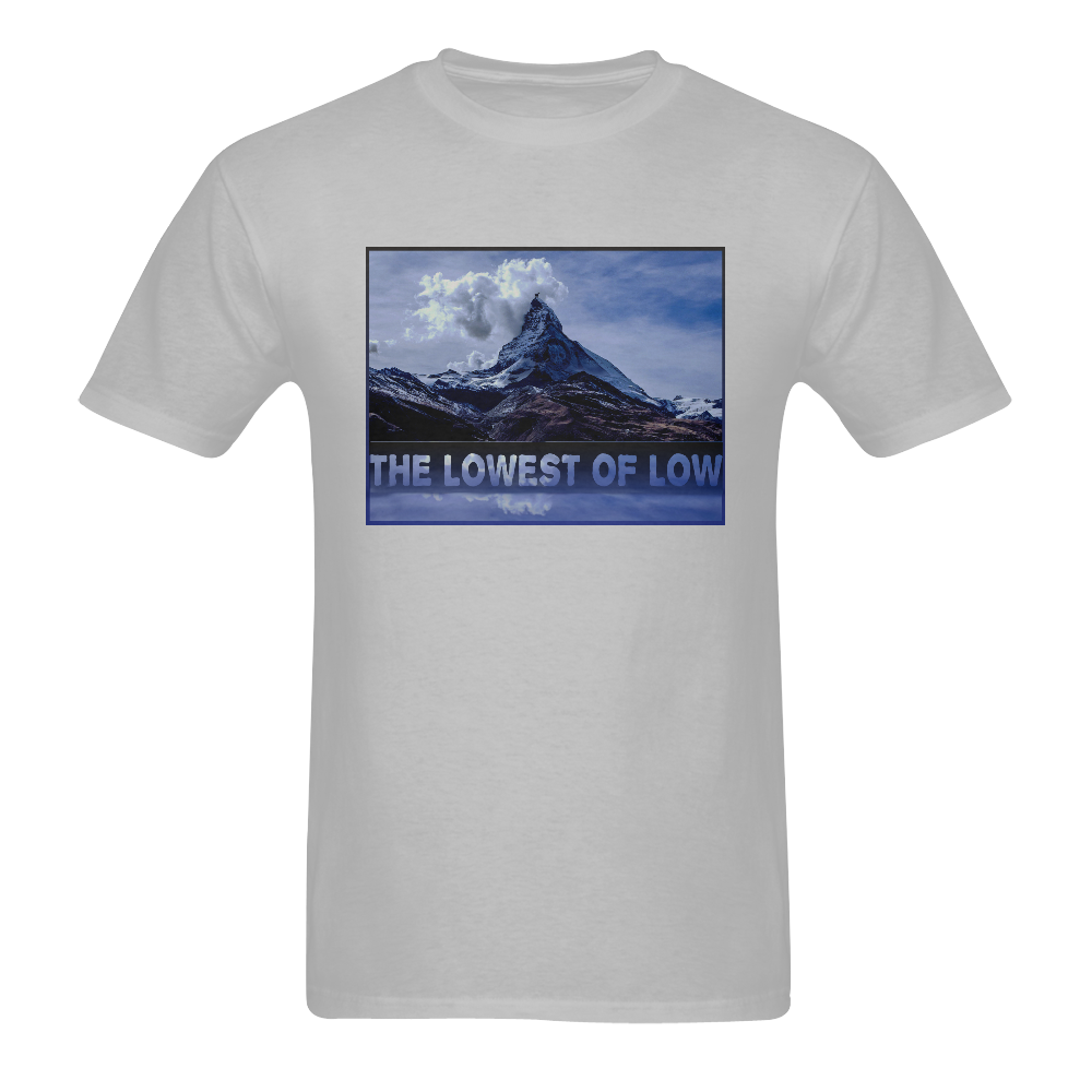 The Lowest of Low Matterhorn Men's T-Shirt in USA Size (Two Sides Printing)