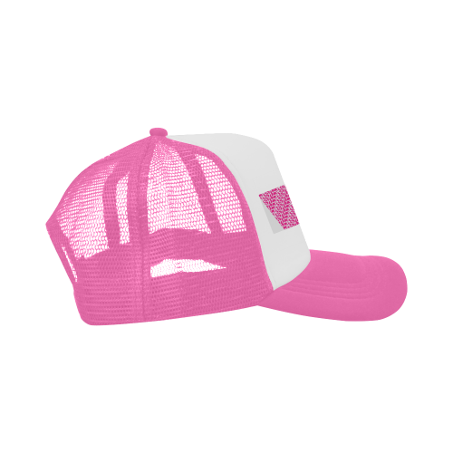 NUMBERS Collection 1234567 Pink Trucker Hat