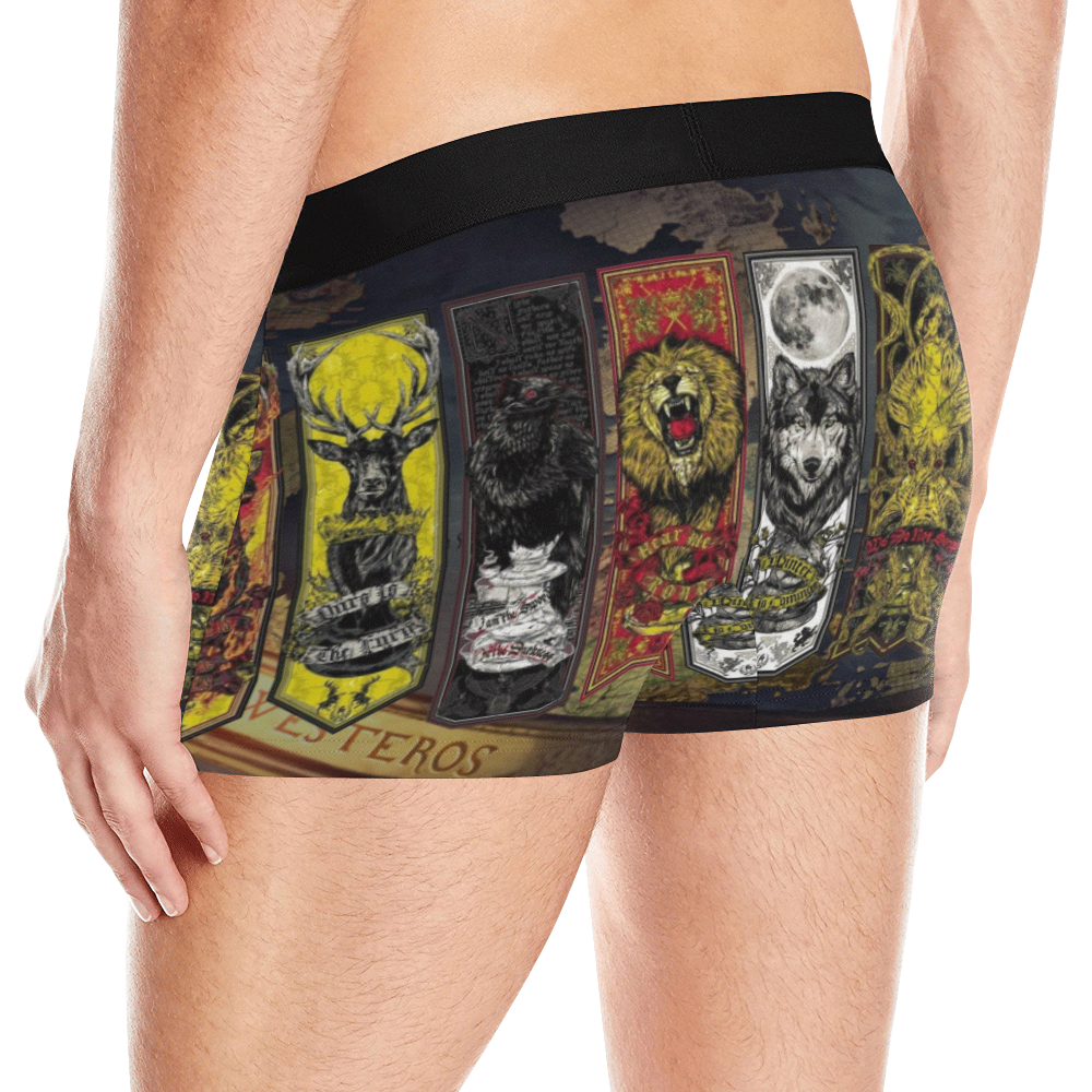 Game of thrones Boxers Men's All Over Print Boxer Briefs (Model L10)