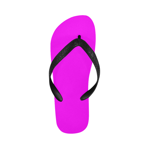 color fuchsia / magenta Flip Flops for Men/Women (Model 040)
