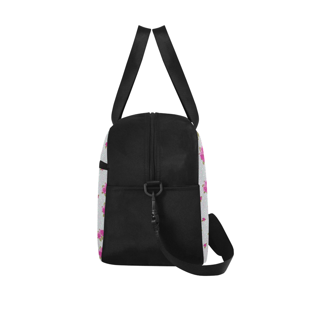 Roses and Pattern 1B by JamColors Fitness Handbag (Model 1671)