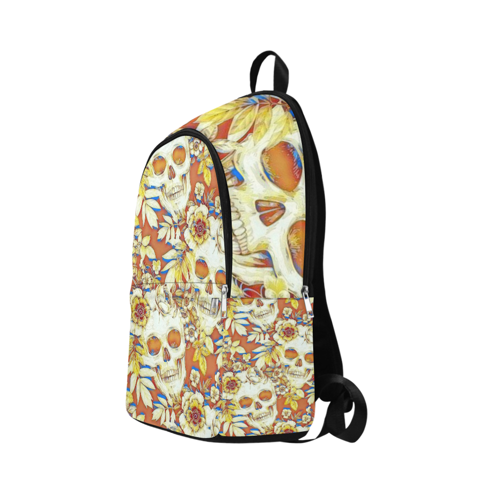 Woke Skulls Festival Miami Fabric Backpack for Adult (Model 1659)