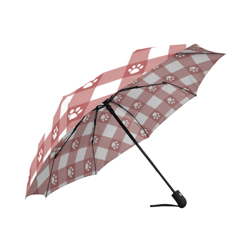 Plaid and paws Auto-Foldable Umbrella (Model U04)