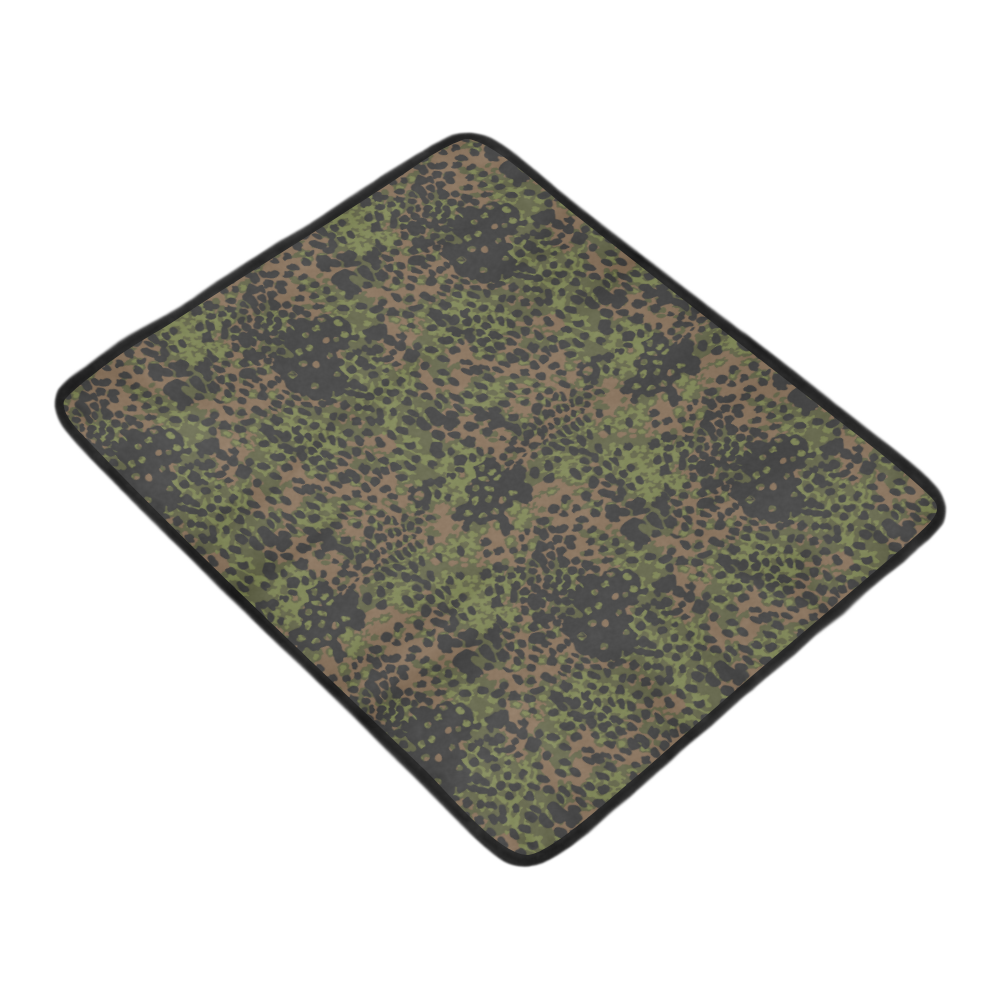 Germany WWII Platanenmuster Spring camouflage Beach Mat 78"x 60"