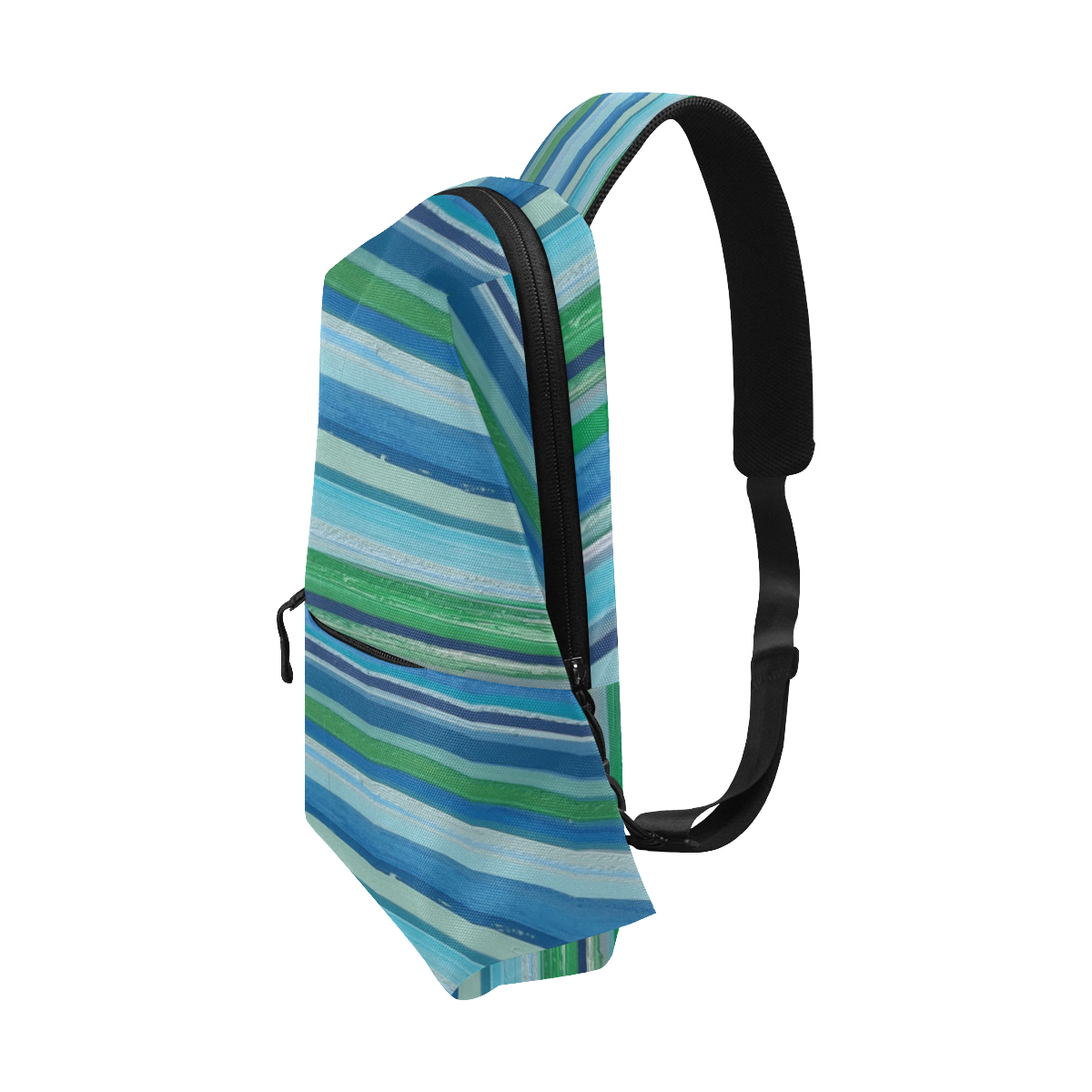 painted stripe 2 Chest Bag (Model 1678)