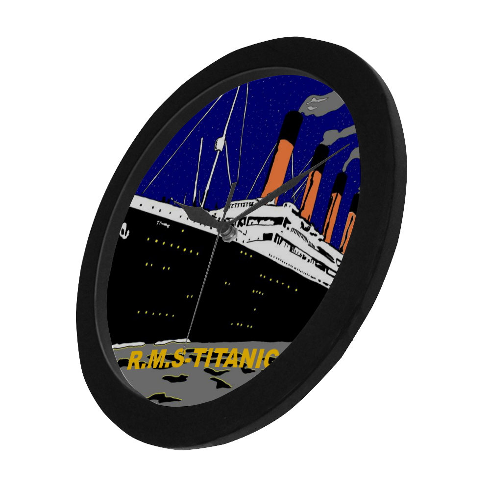 TITANIC- Circular Plastic Wall clock