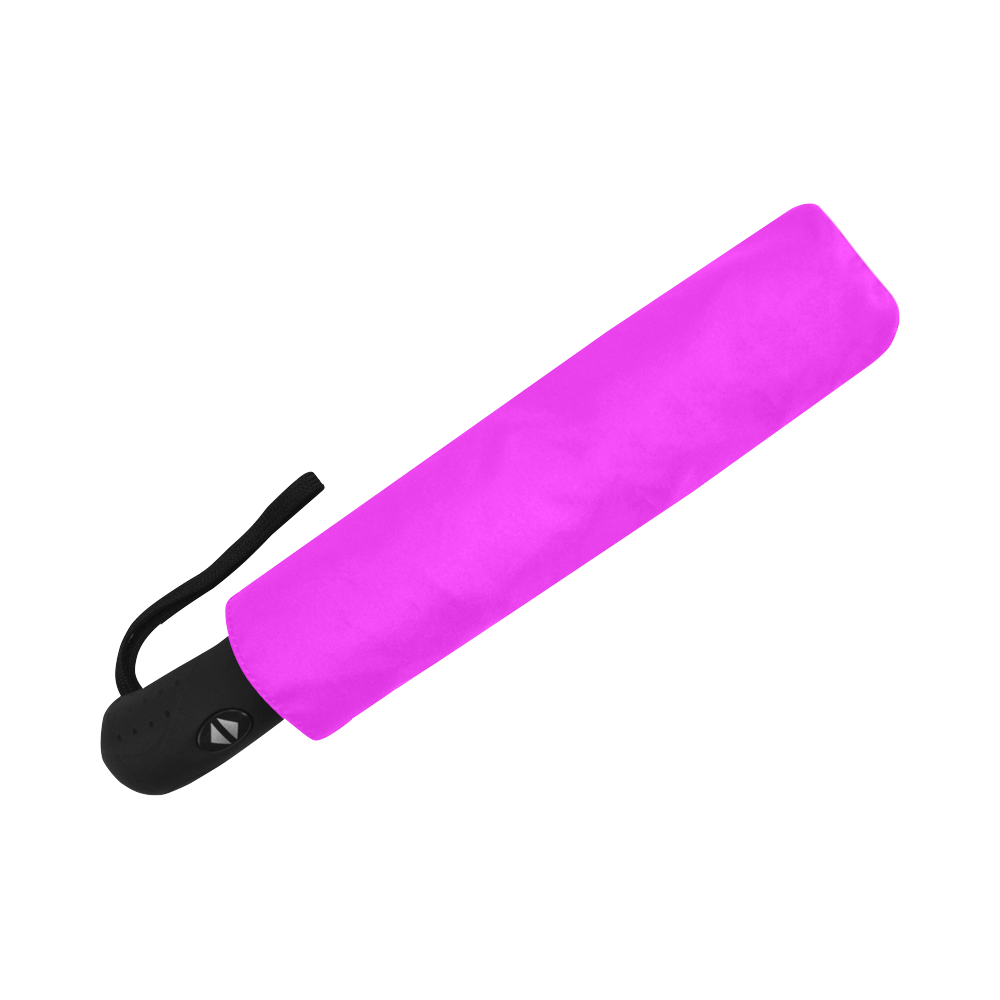 Bright Neon Pink Auto-Foldable Umbrella (Model U04)