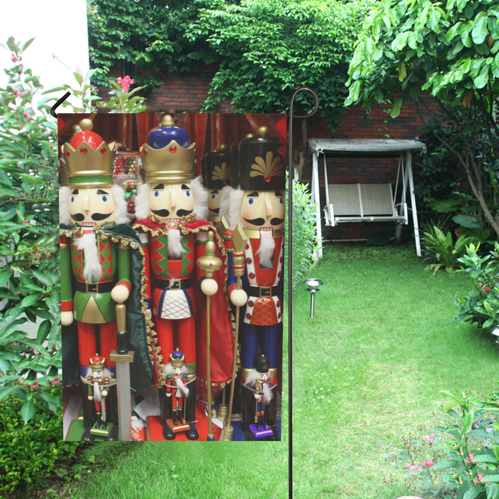 Christmas Nut Cracker Soldiers Garden Flag 12‘’x18‘’（Without Flagpole）