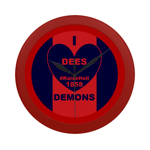 DEMONS- Circular Plastic Wall clock